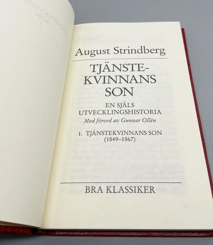 Tjänstekvinnans son del I & II - komplett utgåva av August Strindberg