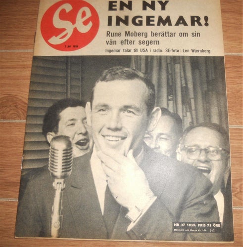 SE nr27 1959 Brigitte Bardot, Ingemar Johansson, Joakim Bonnier Camel cigarett a