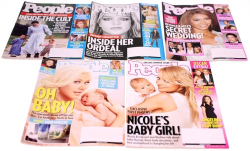 People magazine USA bundle-5 magazines included-2008-Combined weight 988g-NEW