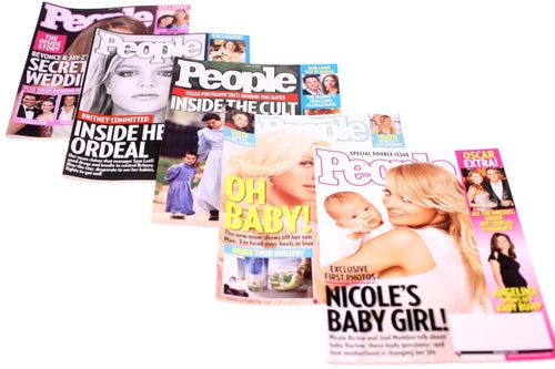 People magazine USA bundle-5 magazines included-2008-Combined weight 988g-NEW