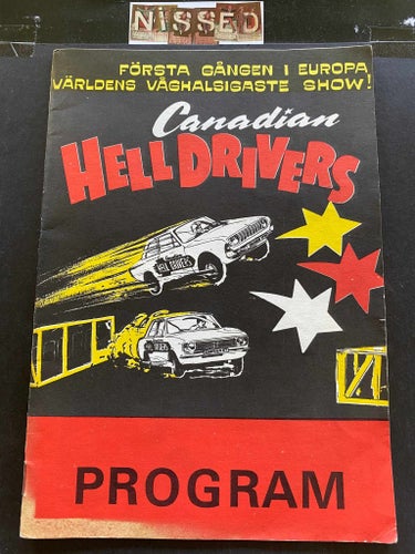 program HellDrivers första gången i Europa och Sverige .slutet 1960-talet