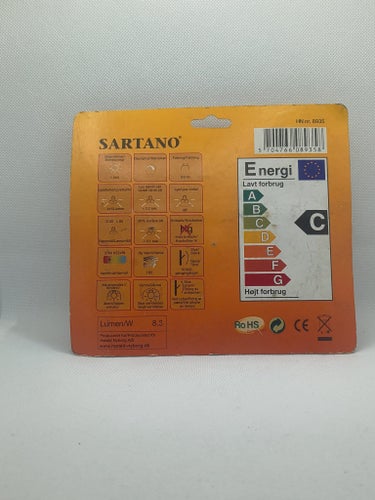 SARTANO 3x halogen GU10 50W varmvit nya i förpackning
