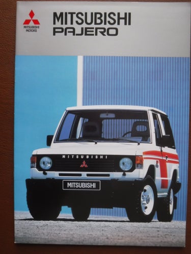 Broschyr Mitsubishi Pajero.