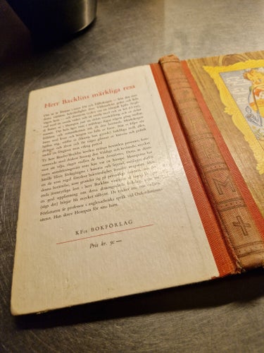 Hompen av J.R.R. Tolkien, 1947 Första svenska upplagan av "The Hobbit"