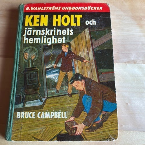 Ken Holt och järnskrinets hemlighet ungdomsbok 1957