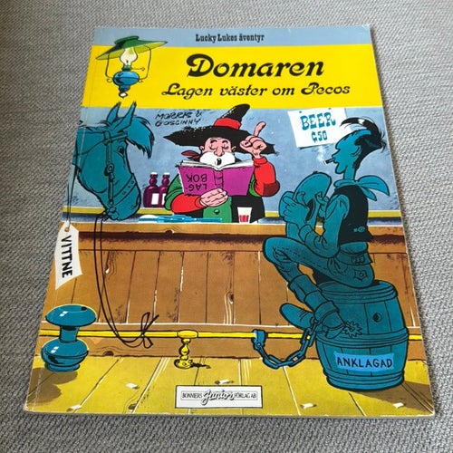 Lucky Lukes Äventyr nr 16: Domaren - Lagen väster om Pecos (1984)