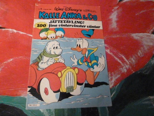 KALLE ANKA & CO, NR 6-1980, TIDNING