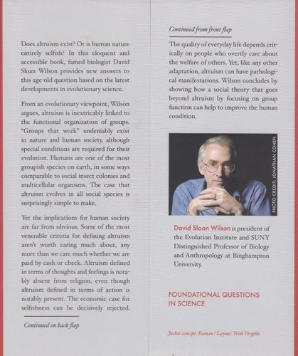 Wilson, David Sloan: Does altrusim exist?