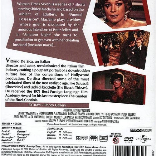 Woman times seven (1967) Vittorio De Sica med Shirley MacLaine och Elspeth March