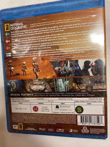 BLU-RAY Mars National Geographic 3 Discs INPLASTAD