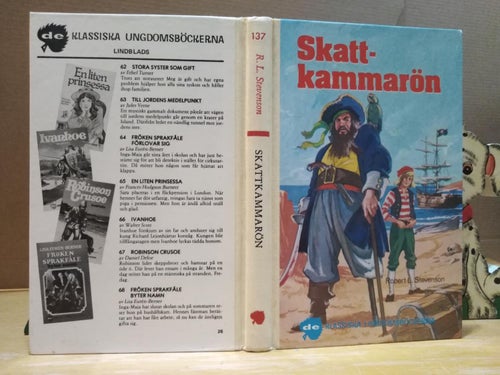 Skattkammarön Robert Louis Stevenson. bok, Very Fine plus