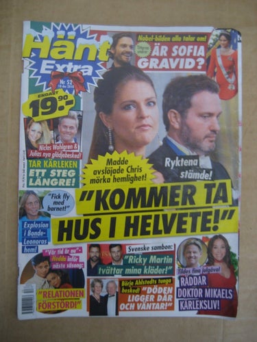 Hänt Extra Nr:52-2018 (Kungafamiljen, Niclas Wahlgren, Bonde-Leonora, Börje Ahl