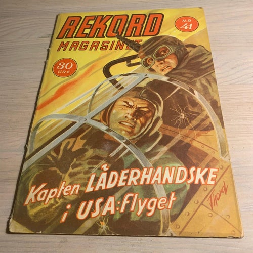 Tidningen Rekord Rekordmagasinet 1944 nr 41 - (baksidan saknas)
