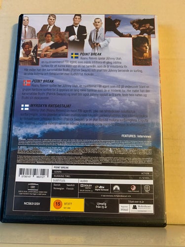 Point break, Dvd