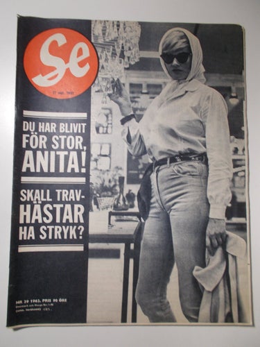 SE Nr 39 1962 Anita Ekberg Lillevi Bergman Stirling Moss