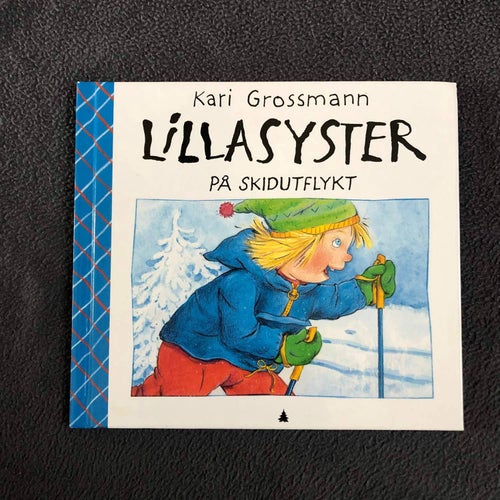 Lillasyster på skidutflykt - Kari Grossmann - Nyskick