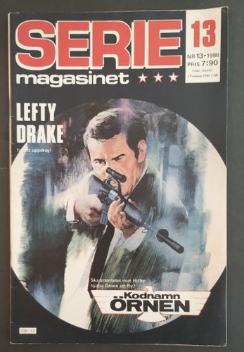 Serietidning Seriemagasinet nr 13 - Lefty Drake (1986)