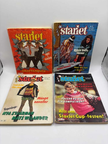 Starlet – 4 nummer från 1982–1983 (1 norsk utgåva)