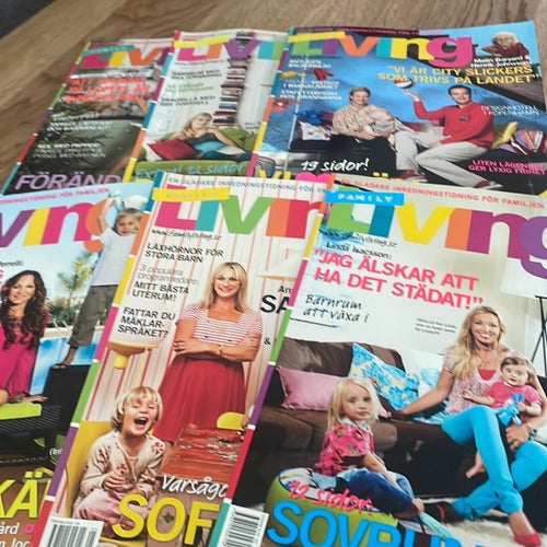 Tidningar Family Living 6 st 2010/2011