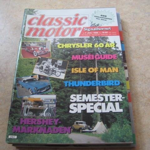 CLASSIC MOTOR NR 7 1986 CHRYSLER 60 ÅR,SCANIAKRINGLAN