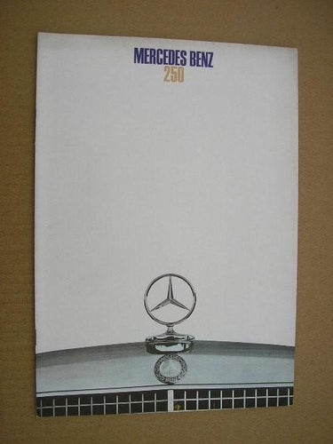 Försäljningsbroschyr MERCEDES 250