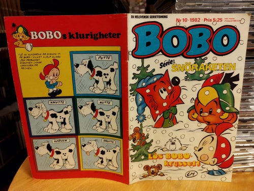 Bobo 1982 nr 10, VF+ Cecilia Hagström Ulrika Hillgren Carola Sjöberg Cecilia L