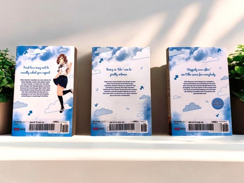 3 st Manga böcker That Blue Sky Feeling, av Okura, på engelska