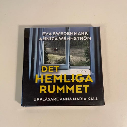 Inplastad Ljudbok på CD - Det hemliga rummet. Eva Swedenmark Annica Wennström