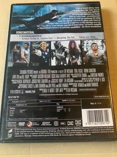 Total recal, Theatrical version, Dvd