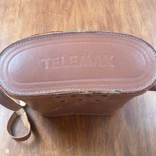 TELEMAX Kikarväska i brunt läder med Telemax 7x50