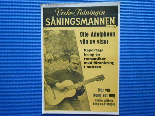 Löpsedel Olle Adolphson