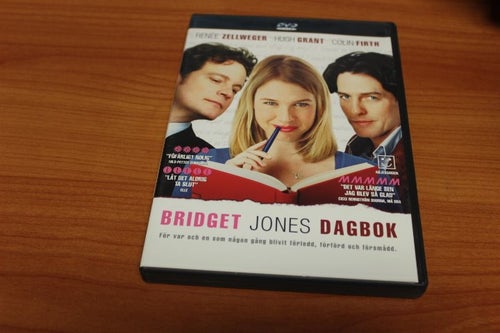DVD-film: Bridget Jones Dagbok (Renée Zellweger, Hugh Grant, Colin Firth)