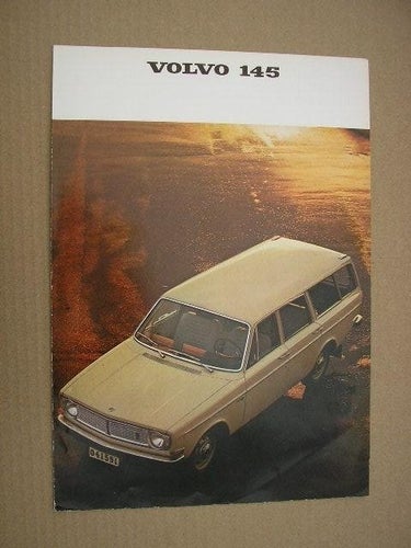 VOLVO Försäljningsbroschyr 145 1969