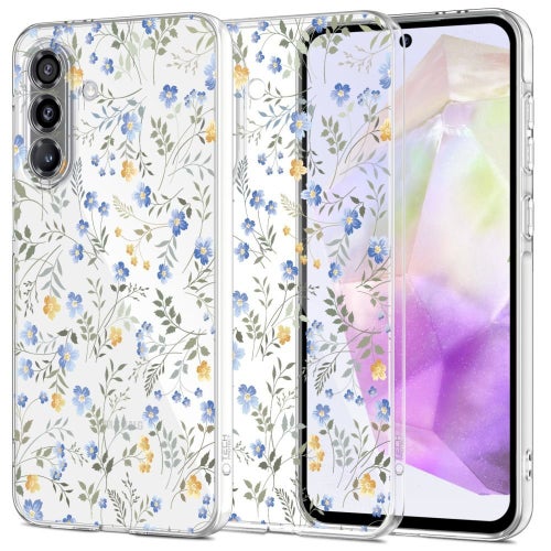 Tech-Protect Samsung Galaxy A37 5G Klart Skal - Vårblommor | FlexAir