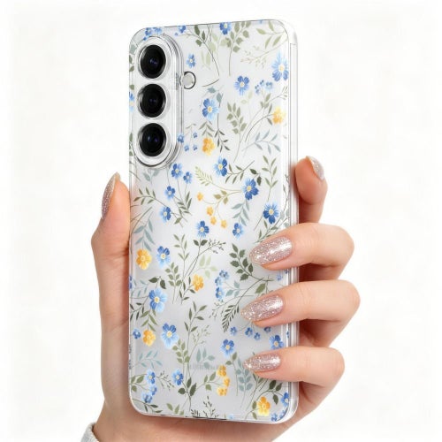 Tech-Protect Samsung Galaxy A37 5G Klart Skal - Vårblommor | FlexAir