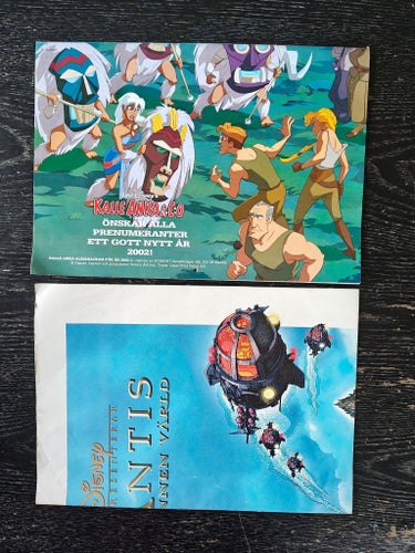 Kalle Anka & C:o VÄGGALMANACKA 2002 Disney's Atlantis En försvunnen värld