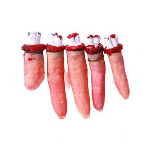 Avklippta fingrar till Halloween eller maskerad (helt nya)