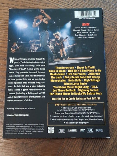 AC/DC Live At Donington DVD
