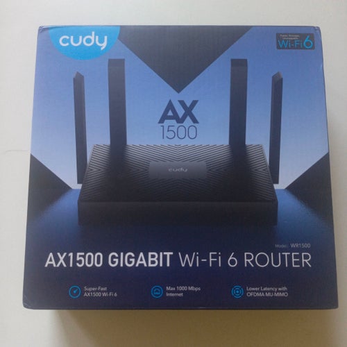 Cudy AX1500 Gigabit Wi-Fi 6 Router