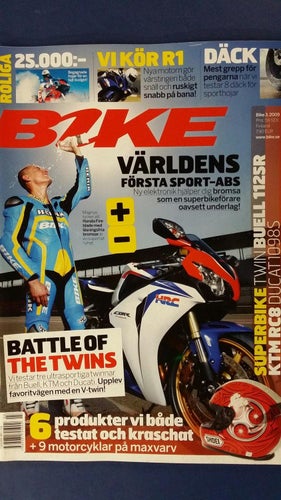 Bike nr 3 2009: Ducati 1098 S, Buell 1125 R, KTM RC8, Yamaha YZF-R1