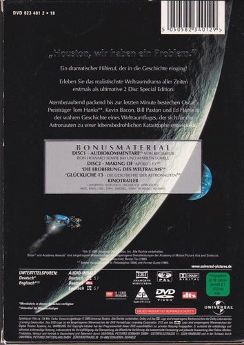 DVD / Apollo 13 / 2-disc Special Edition / Tom Hanks / Obs! Ej svensktextad