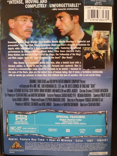 Bent (1997) Sean Mathias med Mick Jagger, Clive Owen, Brian Webber