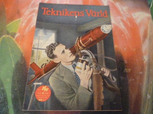 TEKNIKENS VÄRLD, NR 4 - 1950, TIDNING