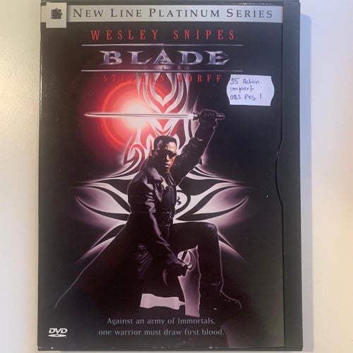 BLADE. DVD ACTION. IMPORT REGION 1 SNAPCASE. EJ SVENSK TEXT