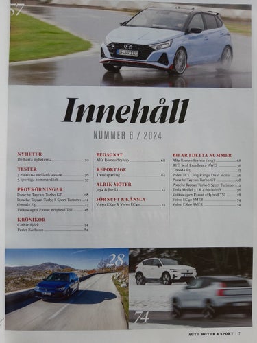 Auto motor & sport nr 6 2024: Porsche Taycan, Volvo EC40 vs EX30, Alfa Stelvio
