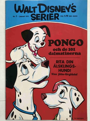 Walt Disney´s Serier - 1971:1 VF
