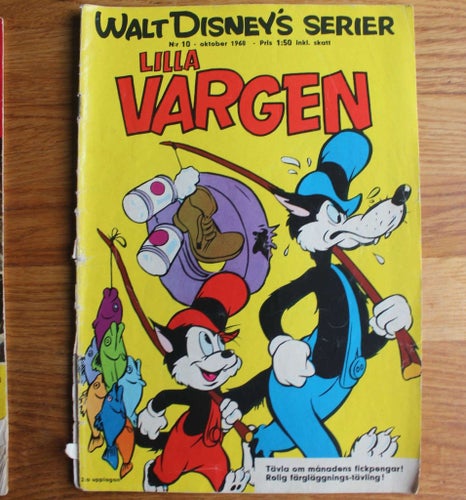 WALT DISNEYs SERIER 1968 NR 10 Lilla Vargen
