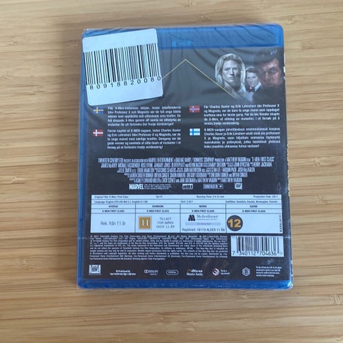 X-Men: First Class (Blu-ray) inplastad