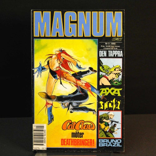 Magnum Comics - 1990 - NR 3 - Axa: Den tappra | Cat Claw | Skizz