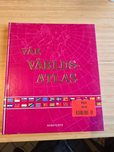Vår Världsatlas (Norstedts) – Fjärde upplagan | I nyskick / Oläst